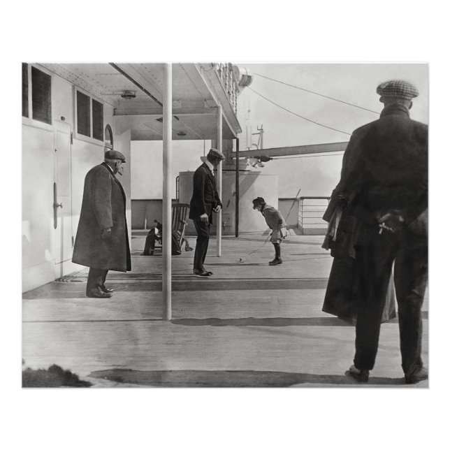 Aboard the Titanic Photo Print (Front)