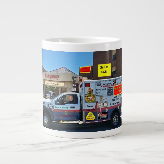 Abogado ambulance service mug (Front)