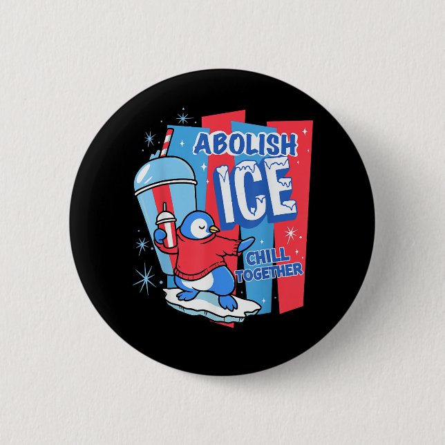 Abolish Ice Button (Front)