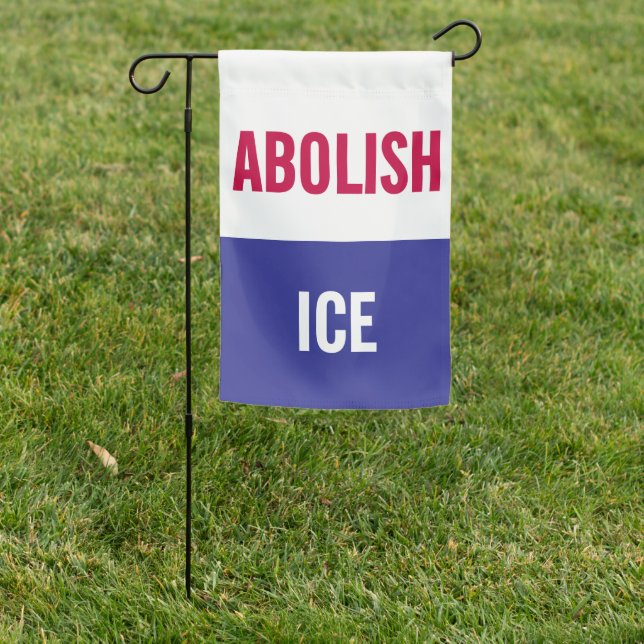 Abolish ICE Garden Flag (In SItu)