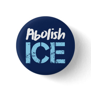 Abolish ICE | Lt Blue Dk Blue Button