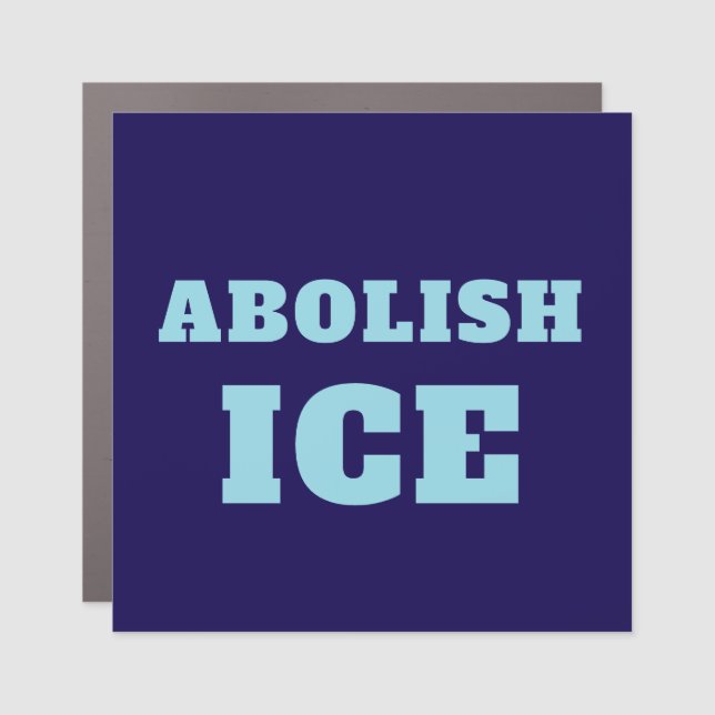 Abolish ICE Protest Sticker Decal  (Front)