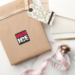 Abolish ICE Square Sticker
