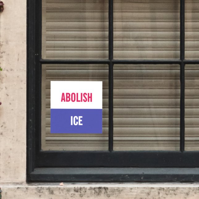 Abolish ICE Window Cling (Creator Uploaded)