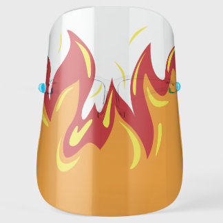 ABOLISH ICE with FLAMES Face Shield