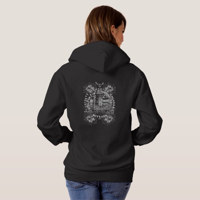 Abolish Nuclear Weapons - dark hoodie (Back Full)