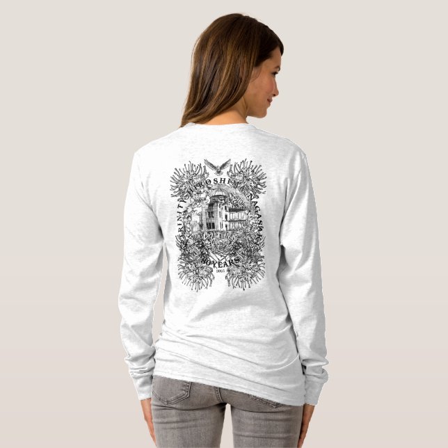 Abolish Nuclear Weapons light long-sleeved T-shirt (Back Full)