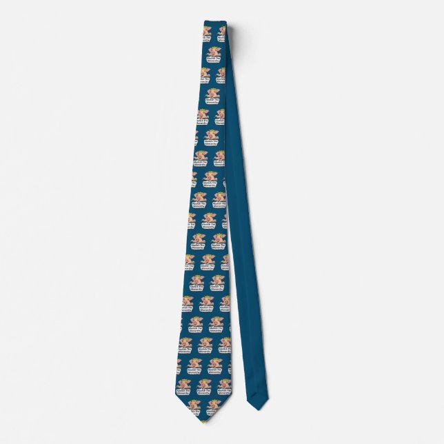 Abolish The Monarchy Neck Tie (Front)