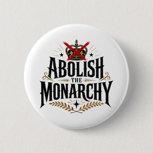 Abolish the Monarchy No Crown Button