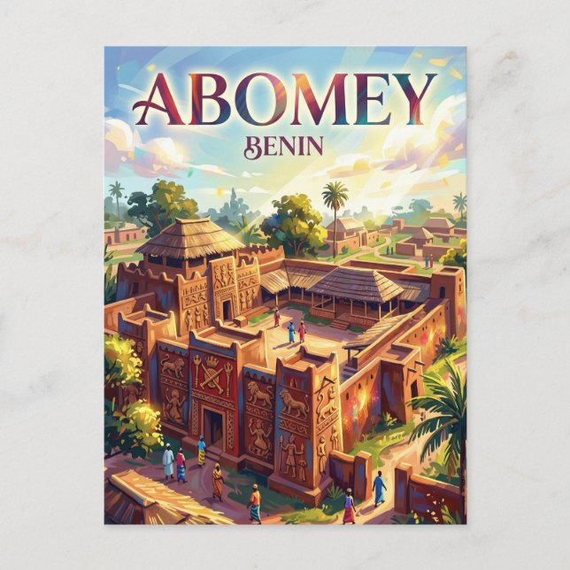 Abomey Royal Palaces Benin Postcard (Front)