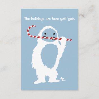 Abominable Snowman Party Invitation by flopsock at Zazzle