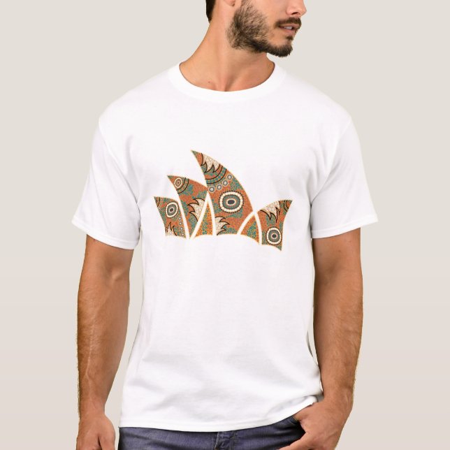 Aborigin Sydney Opera House T-Shirt (Front)