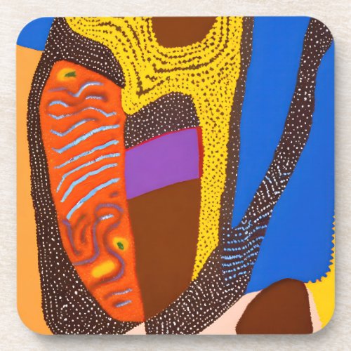 Aboriginal Abstract Art Vol 09 Beverage Coaster