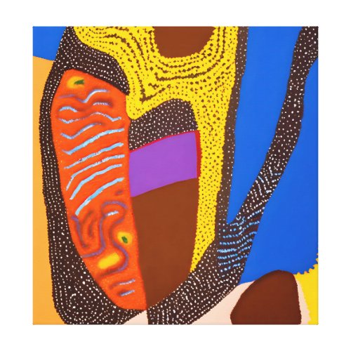 Aboriginal Abstract Art Vol 09 Canvas Print