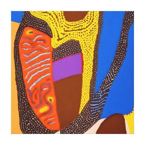 Aboriginal Abstract Art Vol 09 Canvas Print
