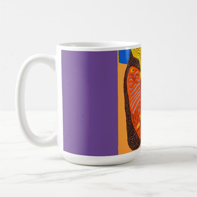 Aboriginal Abstract Art Vol 09 Coffee Mug (Left)