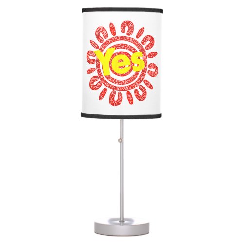 Aboriginal and Torres Straight Yes to Voice to Par Table Lamp