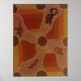 Aboriginal Animal Collection Poster