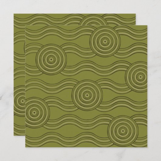 Aboriginal art bush (Front/Back)