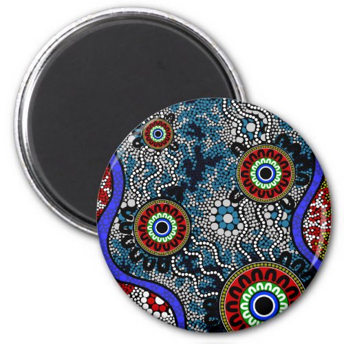 Aboriginal Art _ Camping Magnet