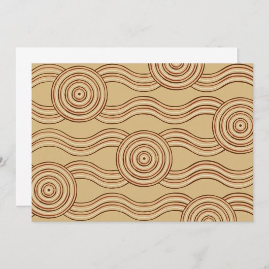 Aboriginal art earth (Front/Back)