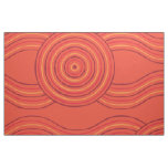 Aboriginal Art Fire Fabric