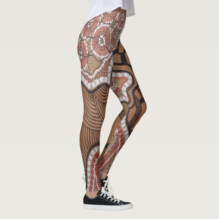 Thick Leggings Boho Leggings Original Art Leggings Mountain Leggings