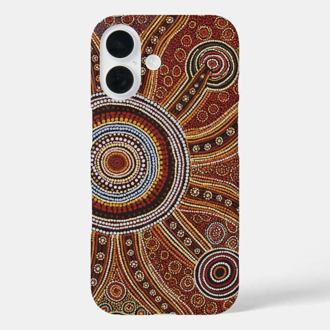 ABORIGINAL ART iPhone / iPad case (Back)