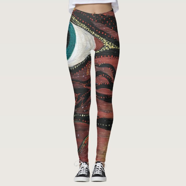 ABORIGINAL ART - LEGGINGS (Front)