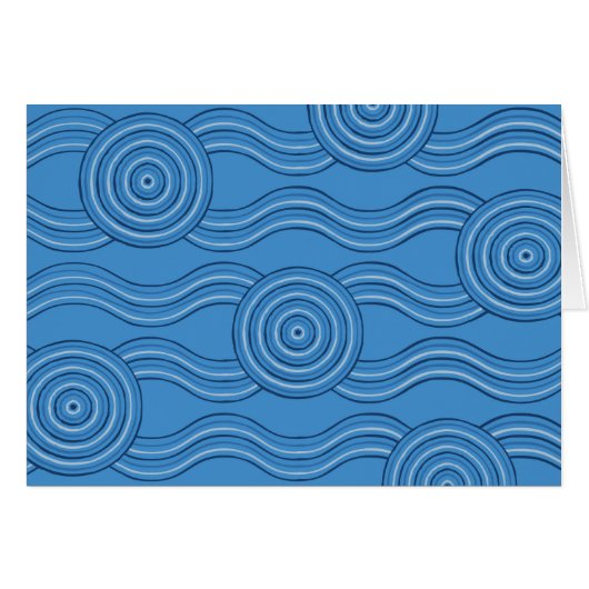 Aboriginal art ocean (Front Horizontal)