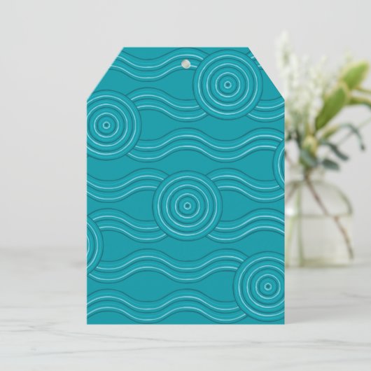 Aboriginal art reef (Standing Front)