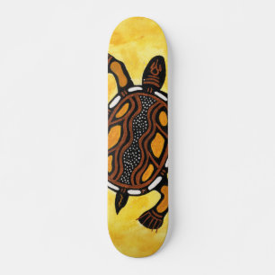 Aboriginal Art Turtle Skateboard