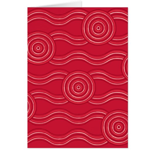 Aboriginal art waratah (Front)