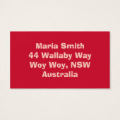 Aboriginal art waratah (Back)