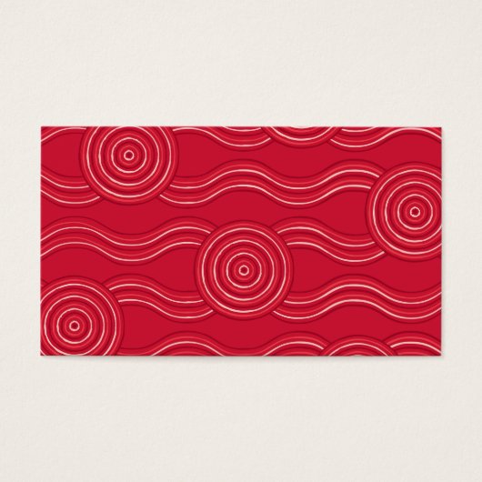 Aboriginal art waratah (Front)