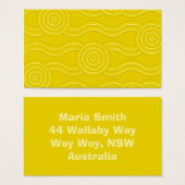 Aboriginal art wattle (Front & Back)