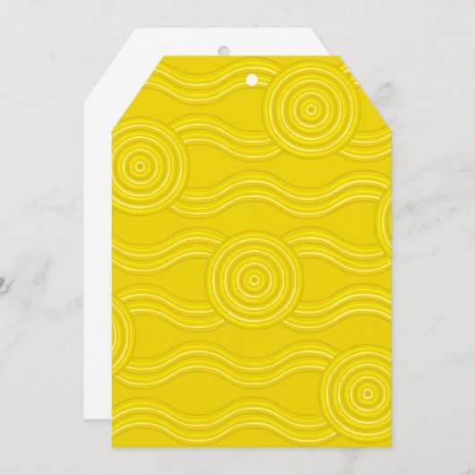 Aboriginal art wattle (Front/Back)