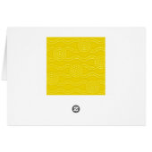 Aboriginal art wattle cards (Back Horizontal)