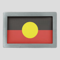 aboriginal australia country flag belt buckle