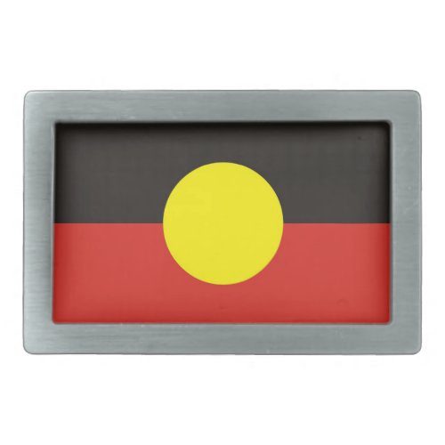 aboriginal australia country flag belt buckle