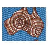 Aboriginal Australia dot painting (Front Horizontal)