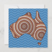 Aboriginal Australia dot painting (Back)