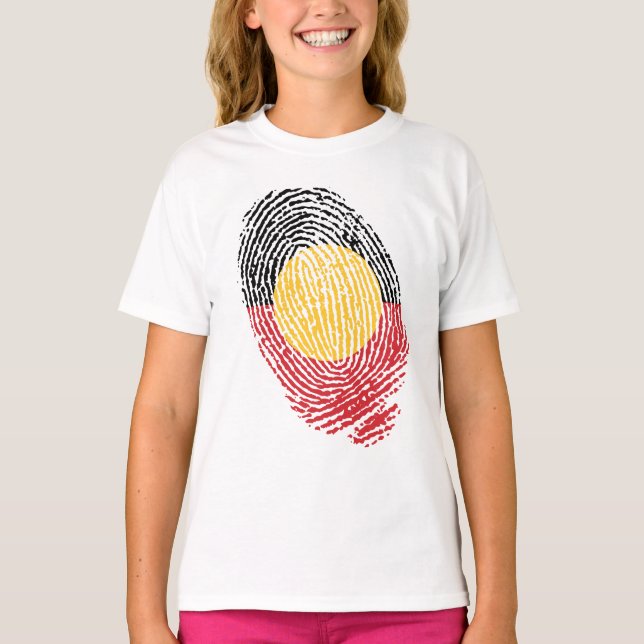 Aboriginal Australia fingerprints  T-Shirt (Front)
