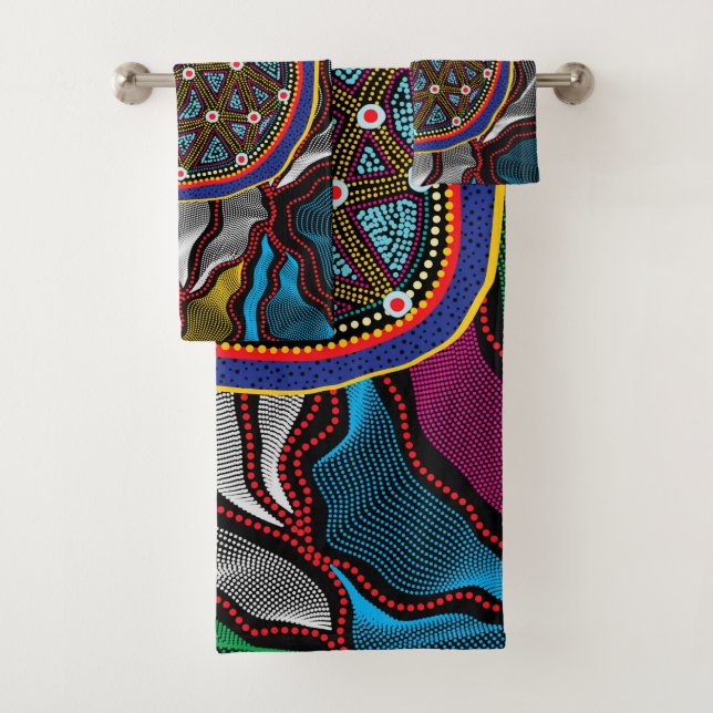 Aboriginal Design-15 Towel (Insitu)