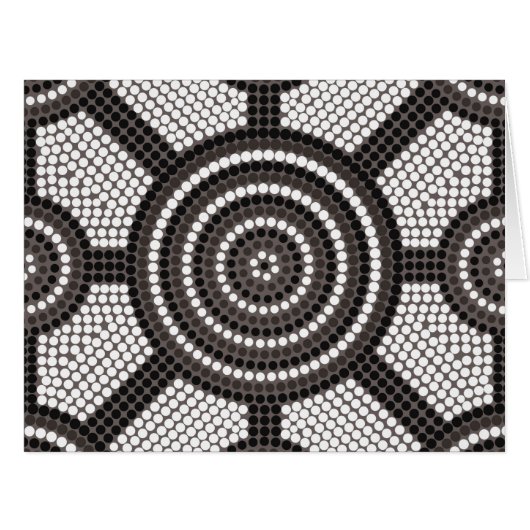 Aboriginal dot painting (Front Horizontal)