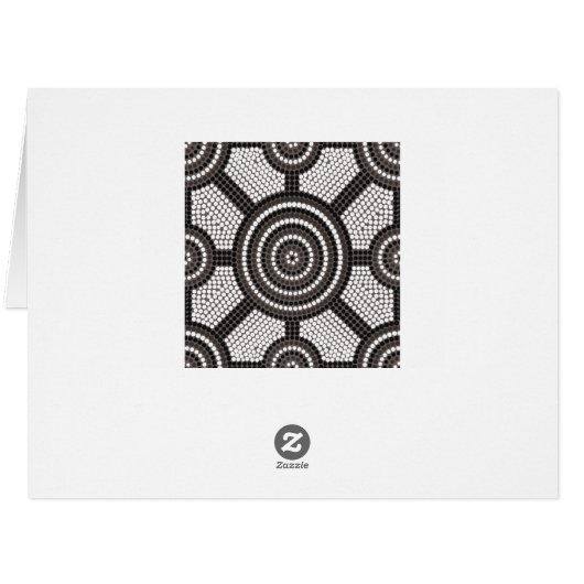 Aboriginal dot painting (Back Horizontal)