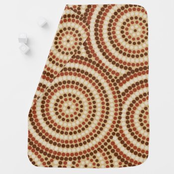 Aboriginal Dot Painting Baby Blanket by LifeOfRileyDesign at Zazzle