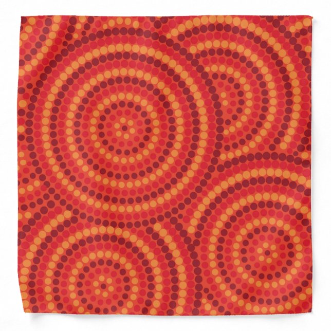 Aboriginal dot painting bandana (Front)