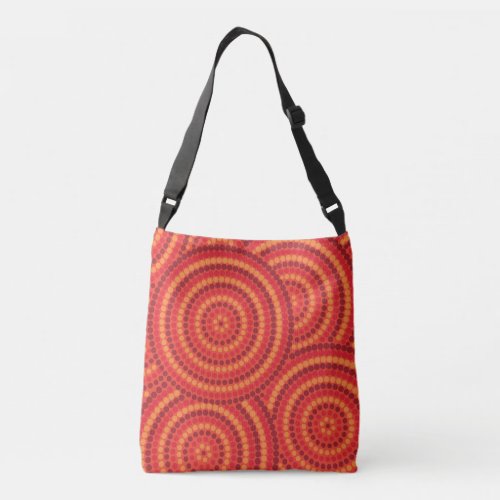 Aboriginal dot painting crossbody bag