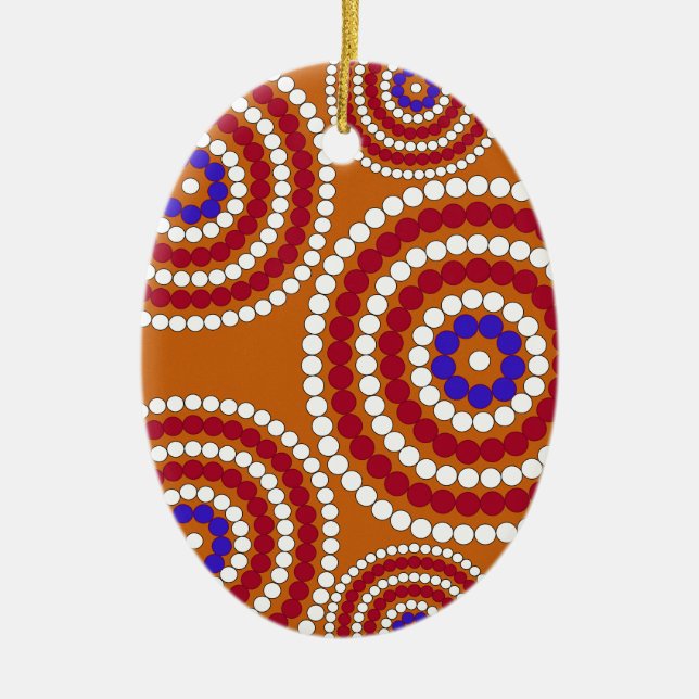 Aboriginal edition ceramic ornament (Front)